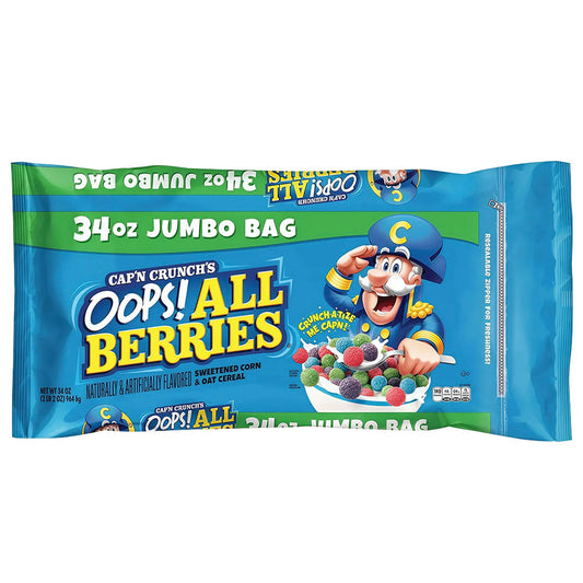 CAP’N CRUNCH Oops All Berries Cereal Jumbo Bag (964g)