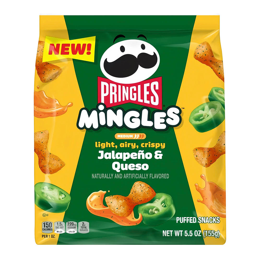 Pringles Mingles Jalapeño & Queso (155g)