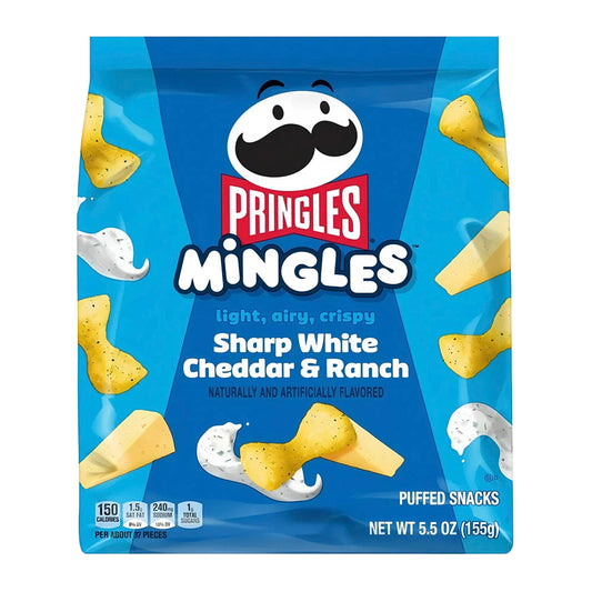 Pringles Mingles Sharp White Cheddar & Ranch (155g)