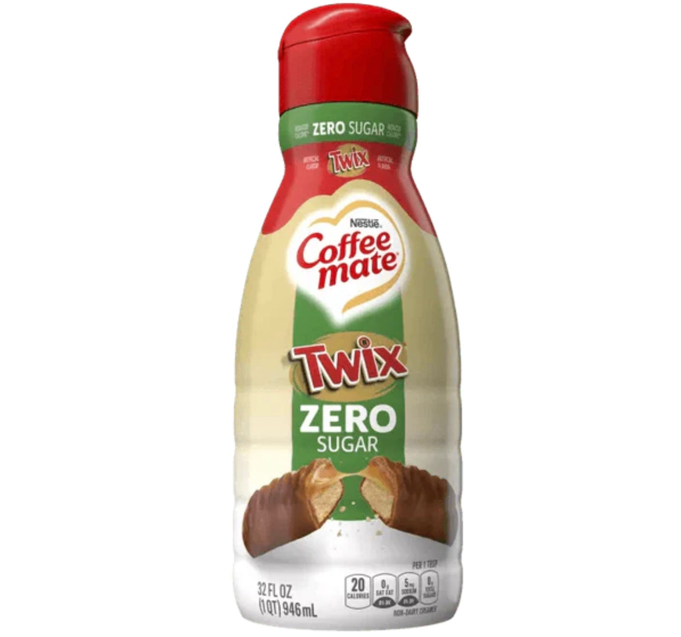 Coffee Mate Twix Zero Sugar Coffee Creamer (32oz)