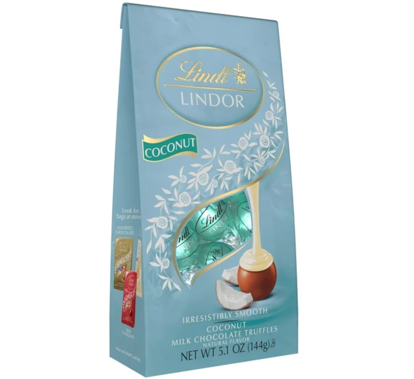 Lindt Lindor Coconut Truffles (144g)