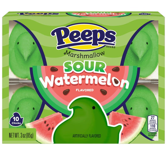 Peeps Marshmallow Sour Watermelon Chicks (85g)