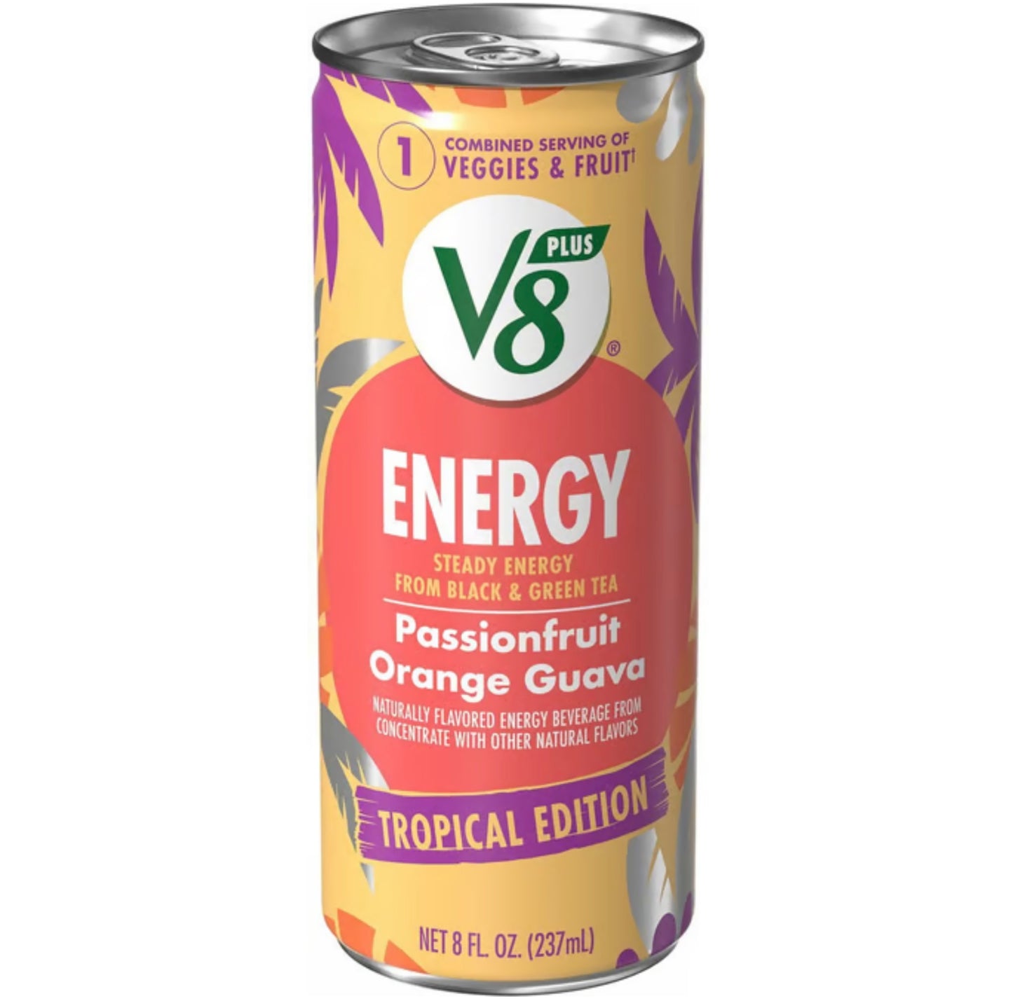 V8 Energy Drink Passionfruit Orange Guava (237ml)