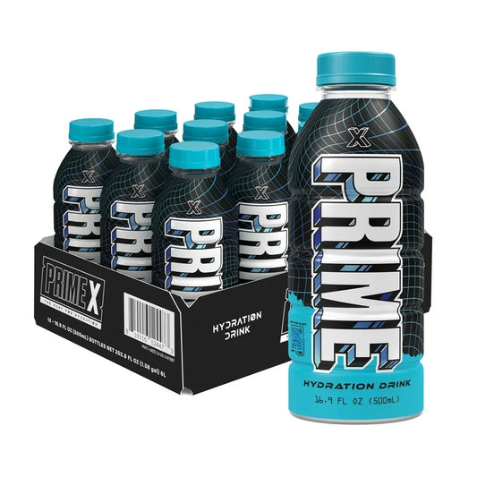Prime Hydration X Blue Bottle 12 Pack BB: 12/25